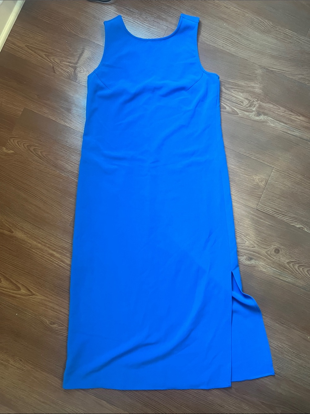 Vilagallo Sleeveless Cobalt Blue Maxi Dress